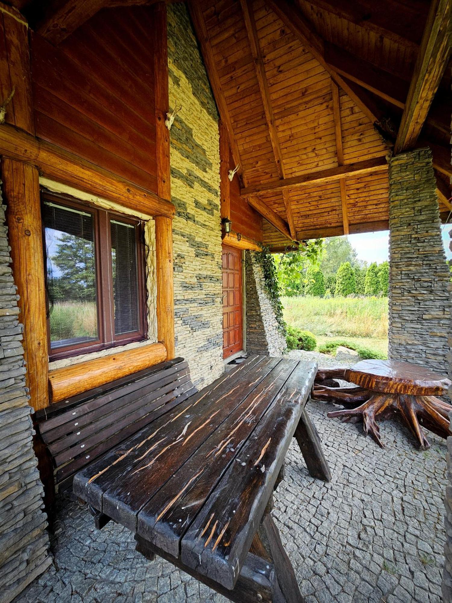 Domek Letniskowy Caloroczny W Rzemieniu Villa Bagian luar foto